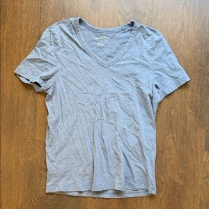 Gray V-Neck T-Shirt